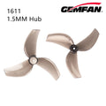 1611 Prop Gemfan hélice à 3 pales pour Tiny Whoop Mobula6 1.5mm 1mm moyeu de montage Pavo Femto 2 pouces pièces de Drones haute vitesse 8 paires