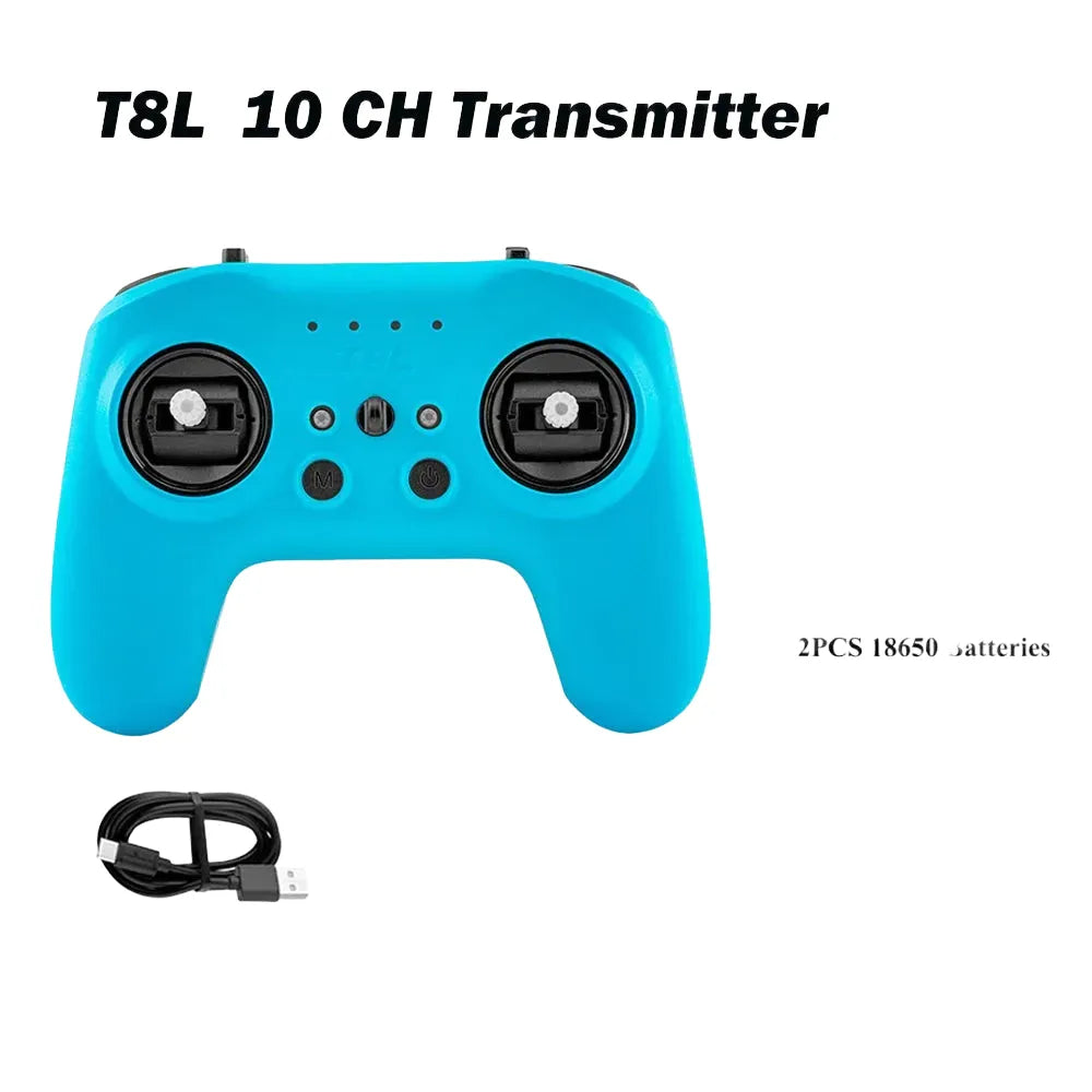 Radiocommande RadioMaster T8L ExpressLRS 2.4GHz 10CH avec transmetteur X5 Hall Gimbal, radiocommande compacte pour drone FPV