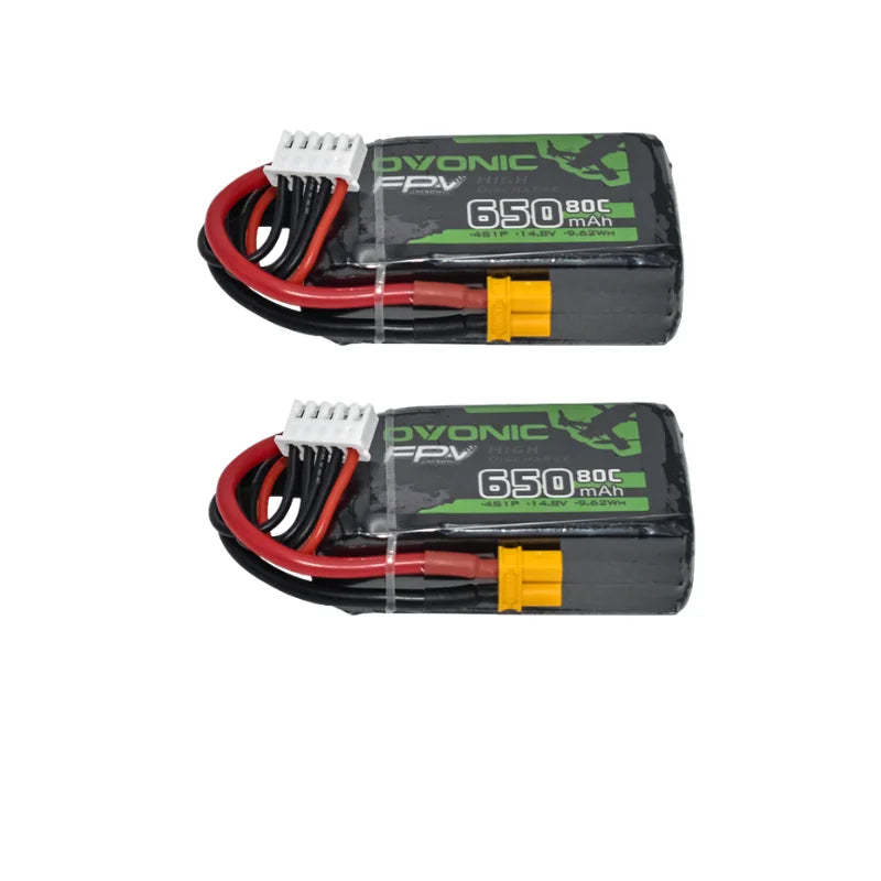 Batterie Lipo HOT OVONIC 650/850/1000/1300/1550/2200mAh 100/80/35C 3S/4S/6S pour hélicoptère RC, quadricoptère, drone de course FPV
