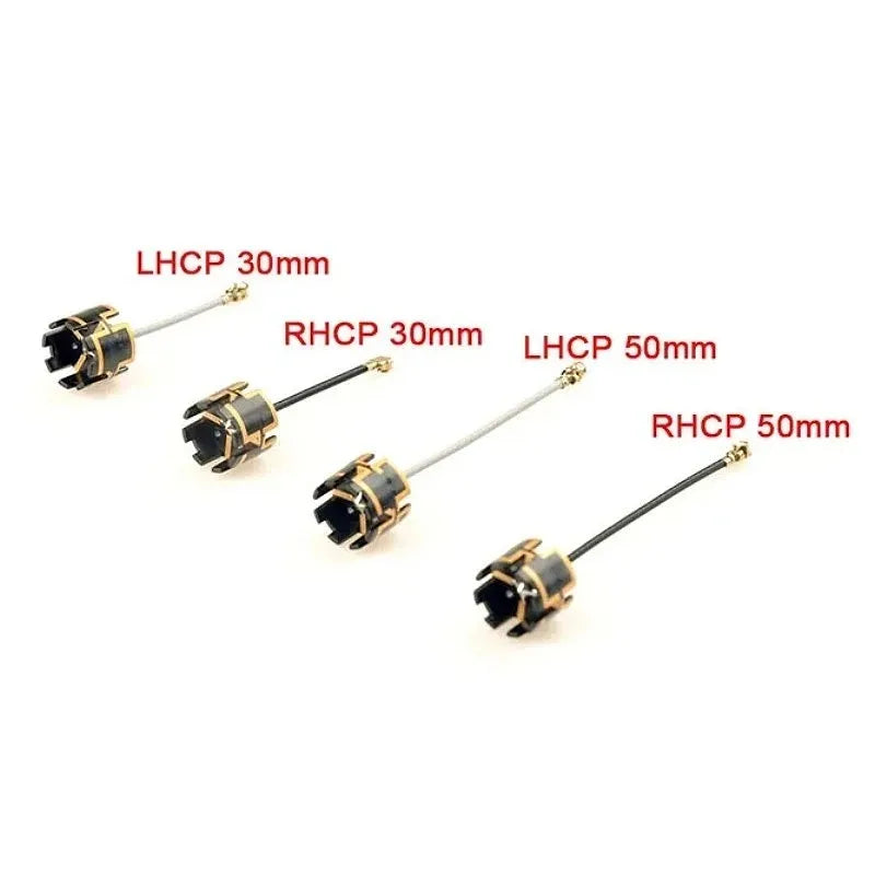 Antenne Happymodel 5.8G Crown LDS RHCP/LHCP pour Micro FPV Whoops, pour drone de course FPV longue portée, avion RC