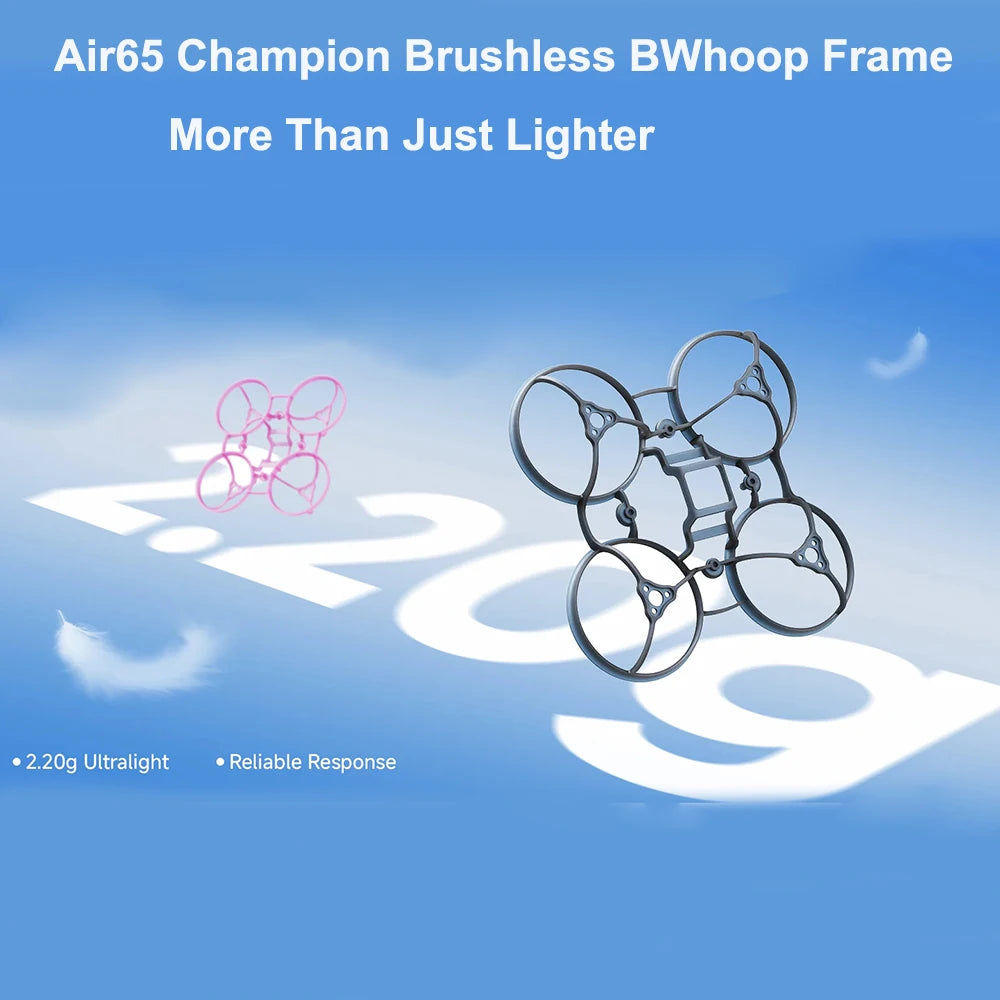 BETAFPV Air65 Champion Brushless Bwhoop Frame 2.2g Ultralight 65mm avec Canopy AirII pour Drone FPV Betafpv Air 65 Champion