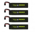 4 pièces Explorer batterie 1S HV V2 batterie 450 mAh/750 mAh/1000 mAh 80C 1S1P 4.35 V 1A A30 prise 20AWG fil de