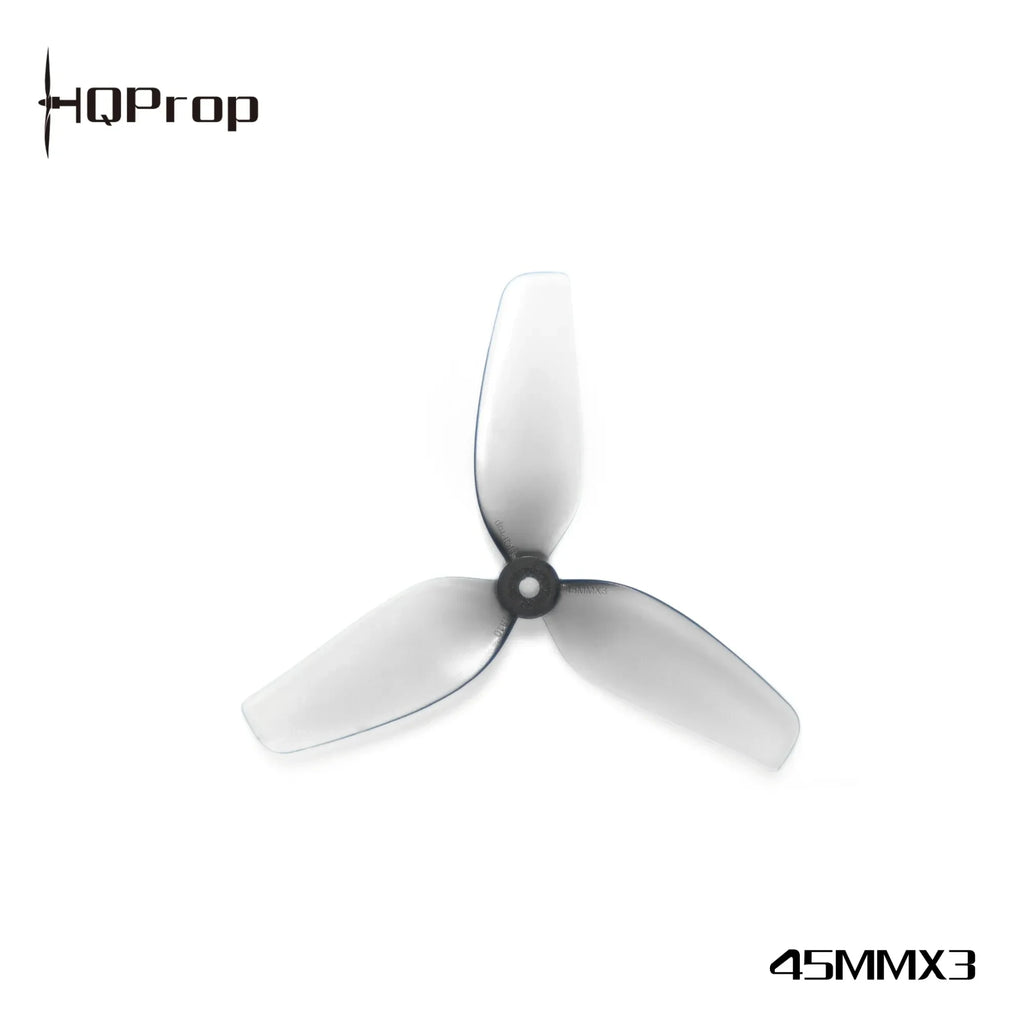 2 paires d'hélices FPV à 3 pales HQprop 45MMX3 1.8 pouces, trous de 1.5MM, Micro accessoire Whoop