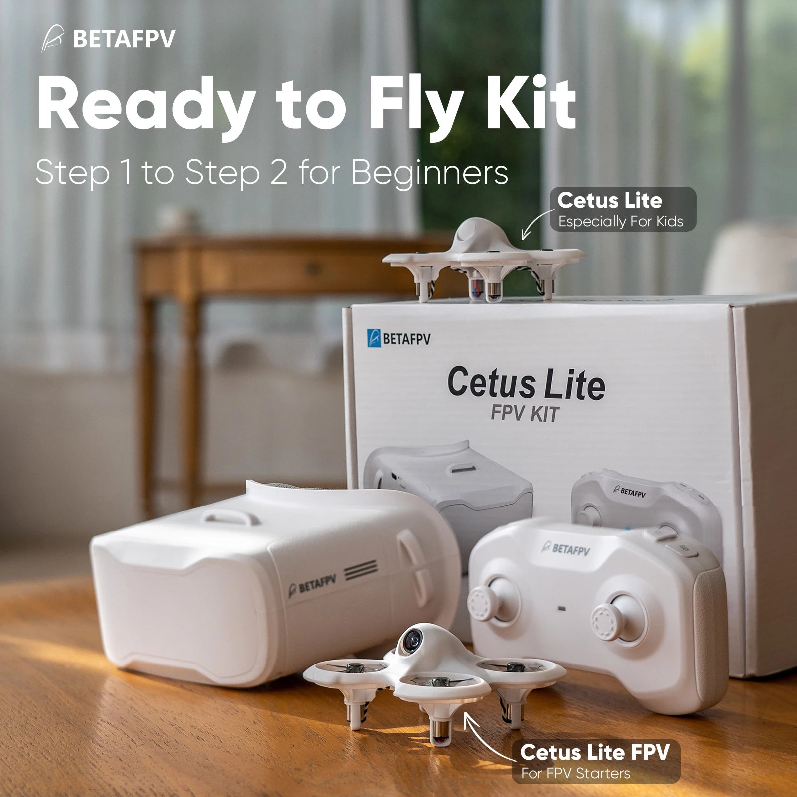 BETAFPV Cetus Lite FPV Kit RC Quadcpoter Drones JOUET Cadeau pour garçon