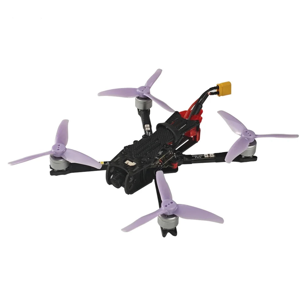 DarwinFPV Baby Ape Pro V3 142mm 3 pouces 2-3S Drone de course FPV RC BNF ELRS avec caméra CADDX ANT 1200TVL