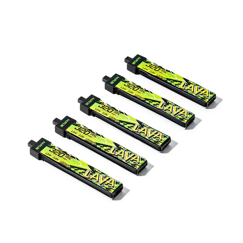 Batterie BETAFPV LAVA II 1S 95C 280mAh/320mA pour Air65 Meteor65 Pro 480mAh/580mAh/680mAh pour Meteor75 Pro P1/Air75 Meteor75 Pro