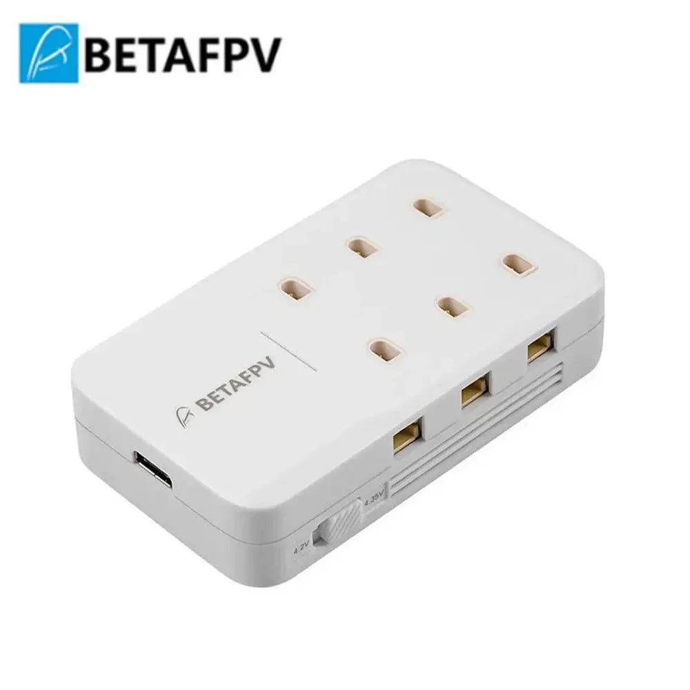 BETAFPV 6 Ports 1S chargeur de batterie Lipo-batterie type-c chargeur BT2.0 et PH2.0 FPV Cetus accessoires de Drone de course