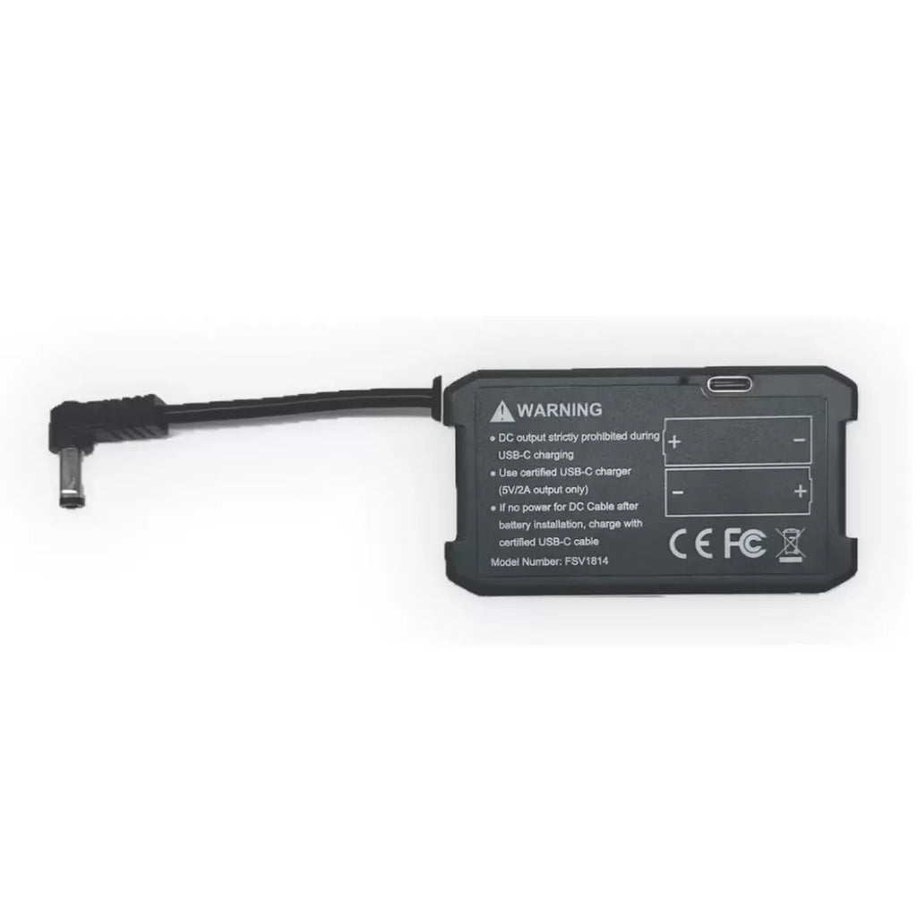 Boîtier de batterie Li-Ion Fatshark 18650 pour lunettes FatShark (sans batterie)