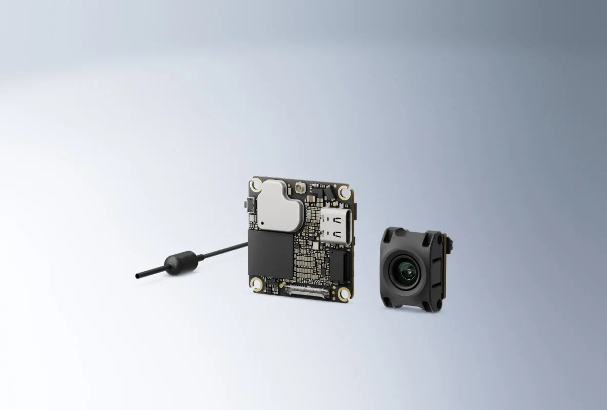 Unité aérienne DJI O4 Pro FPV VTX noire avec carte mère et caméra HD 4K/120fps.