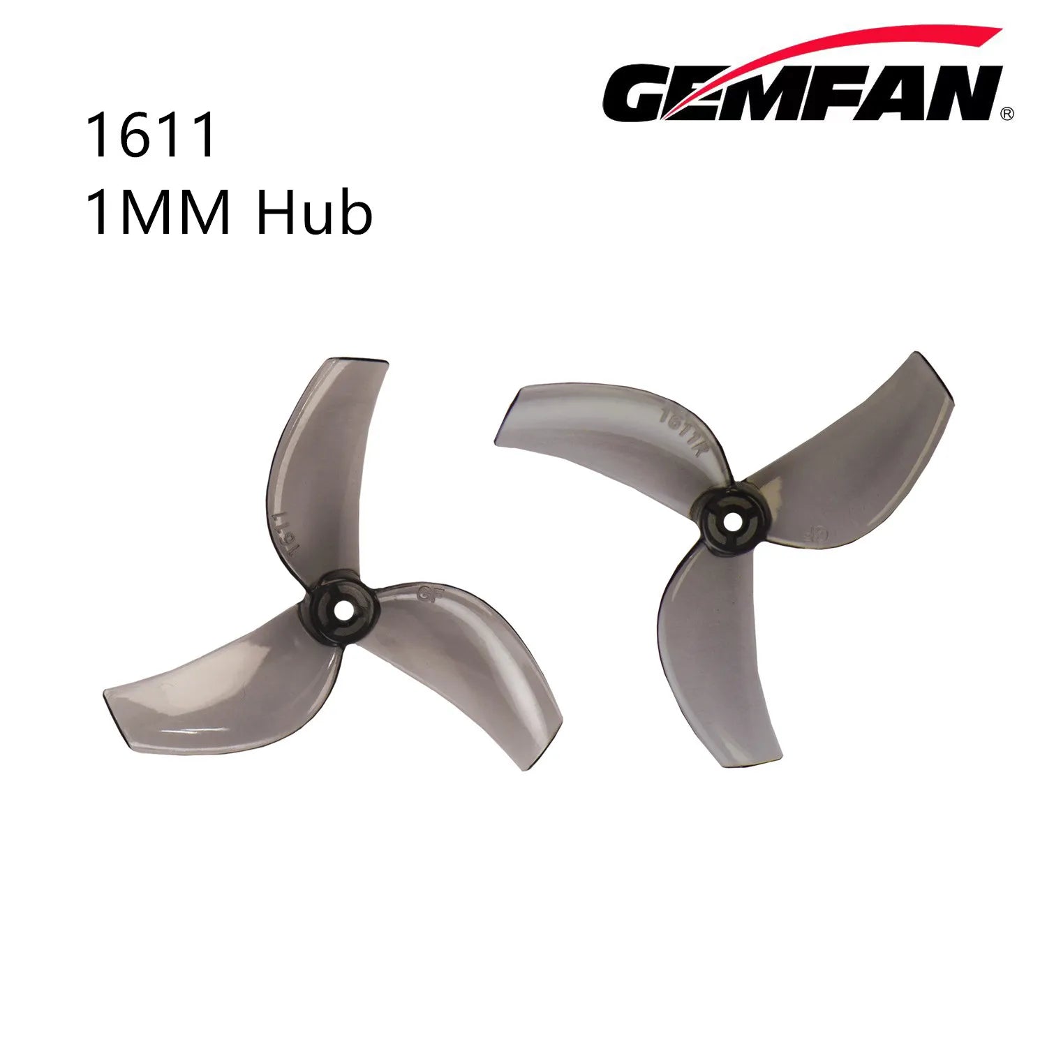 1611 Prop Gemfan hélice à 3 pales pour Tiny Whoop Mobula6 1.5mm 1mm moyeu de montage Pavo Femto 2 pouces pièces de Drones haute vitesse 8 paires