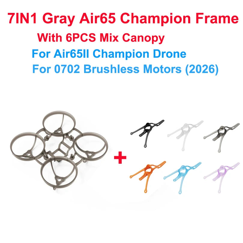 BETAFPV Air65 Champion Brushless Bwhoop Frame 2.2g Ultralight 65mm avec Canopy AirII pour Drone FPV Betafpv Air 65 Champion