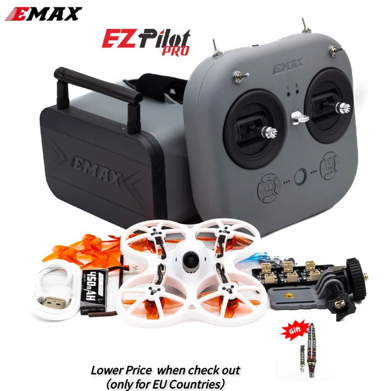 Emax-Kit de importateur de course officiel EZ Pilot Pro RTF pour débutants, prêt à voler FPV, ensemble avec contrôleur quadrirotor