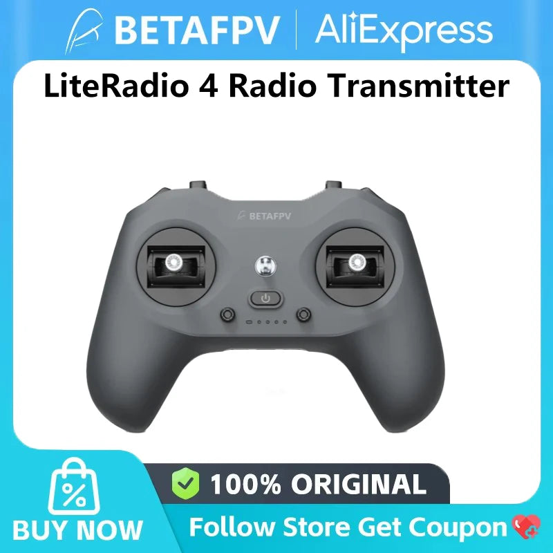 BETAFPV LiteRadio 4 transmetteur 10CH ELRS 2.4GHz Compatible Bluetooth 25mW/50mW/100mW pour Drone DJI RC FPV quadrirotor Freestyle