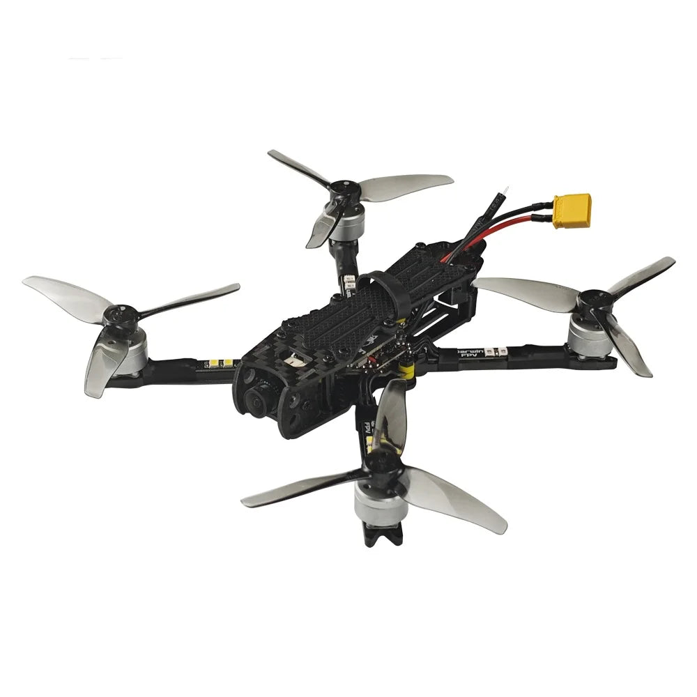 DarwinFPV Baby Ape Pro V3 142mm 3 pouces 2-3S Drone de course FPV RC BNF ELRS avec caméra CADDX ANT 1200TVL