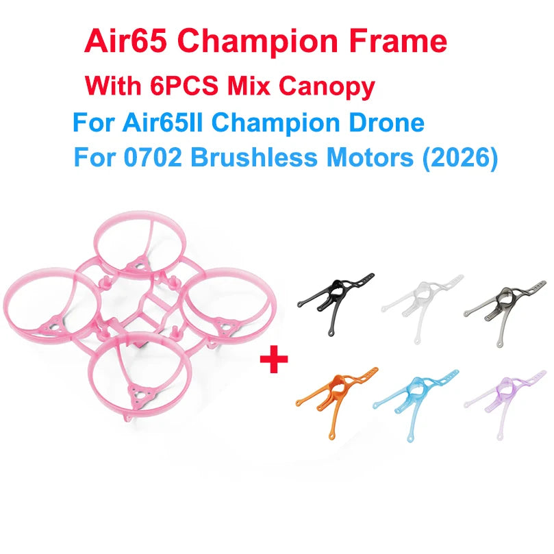 BETAFPV Air65 Champion Brushless Bwhoop Frame 2.2g Ultralight 65mm avec Canopy AirII pour Drone FPV Betafpv Air 65 Champion
