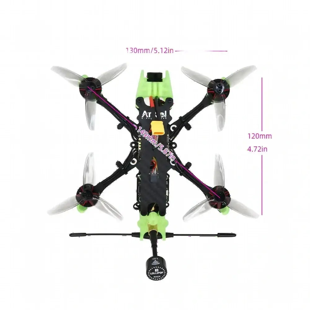 Angel 30 3 ’’3 pouces 4-6S F405 1505 Drone FPV longue portée à moteur