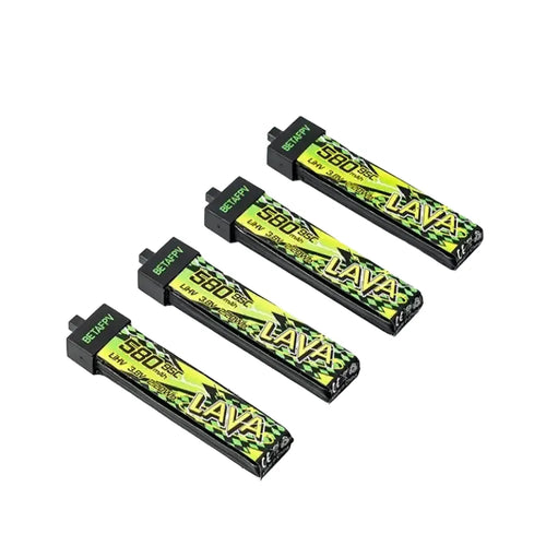 Batterie BETAFPV LAVA II 580mAh 1S 95C 3.8V BT2.0 pour Air75 Meteor75 Pro