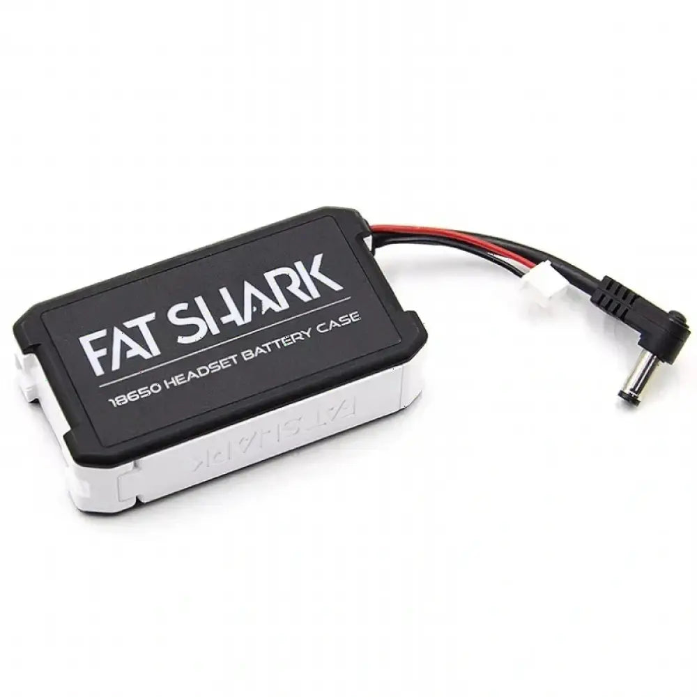 Boîtier de batterie Li-Ion Fatshark 18650 pour lunettes FatShark (sans batterie) - USB Version