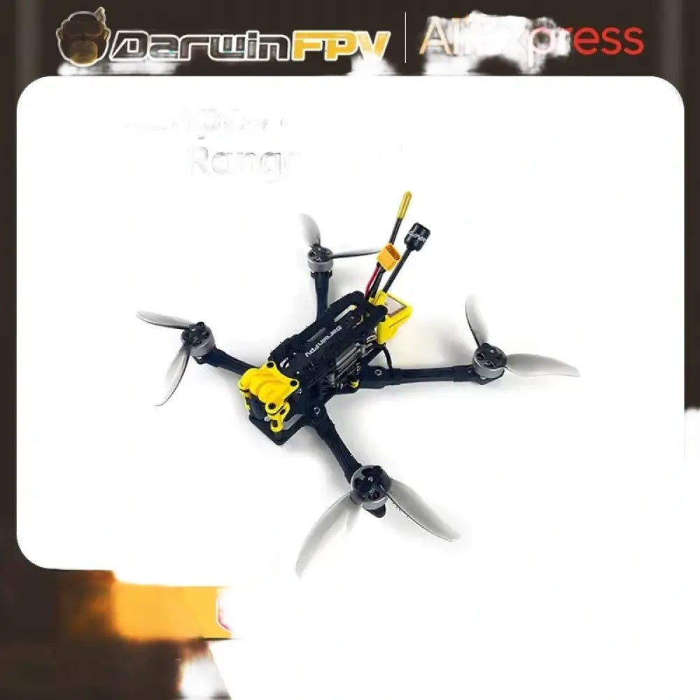 DarwinFPV FoldApe4 Drone FPV pliable longue portée 4 pouces F411 15A ELRS AIO Quadcopter