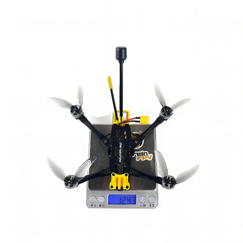 DarwinFPV FoldApe4 Drone FPV pliable longue portée 4 pouces F411 15A ELRS AIO Quadcopter