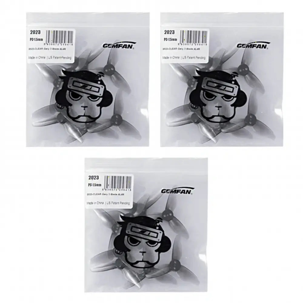 GEMFAN-Hélice à 3 pales 2023mm pour RC FPV 2.3-1.5 8/12/16 paires accessoires PC moteur sans balais cure-dents