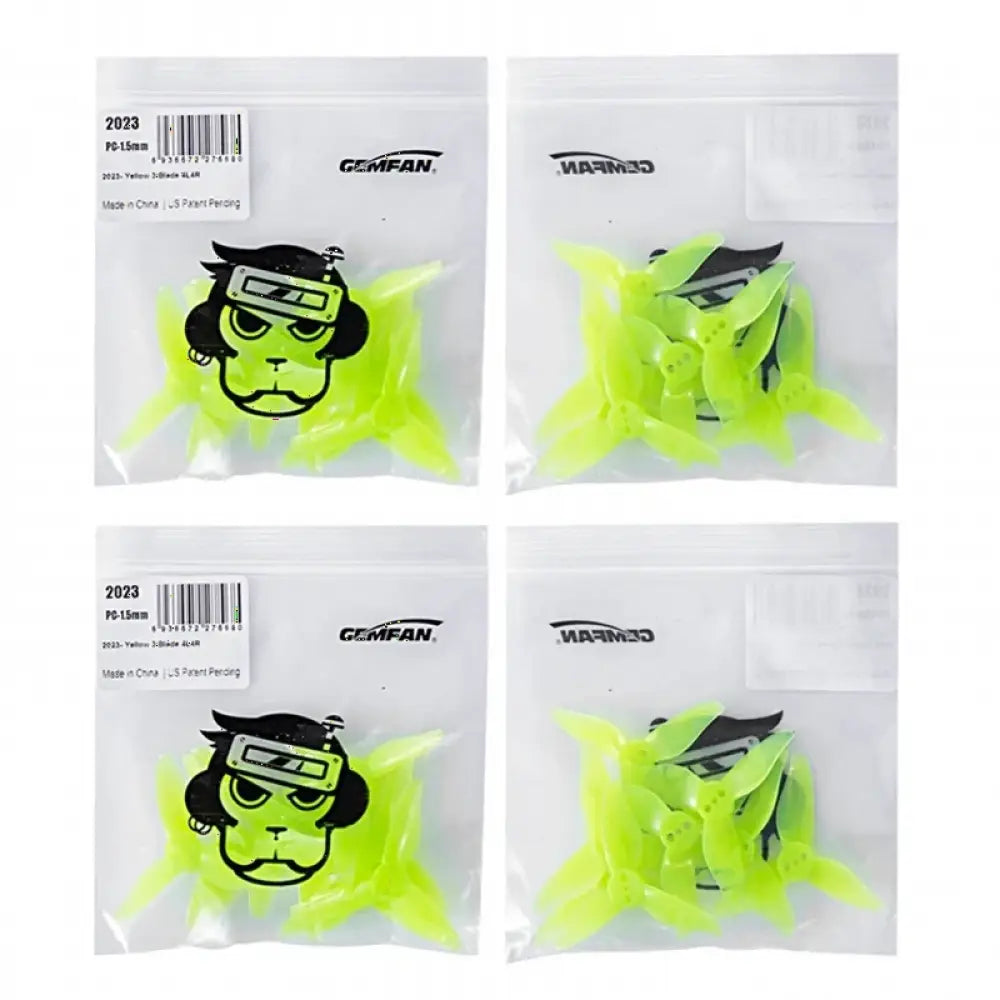 GEMFAN-Hélice à 3 pales 2023mm pour RC FPV 2.3-1.5 8/12/16 paires accessoires PC moteur sans balais cure-dents