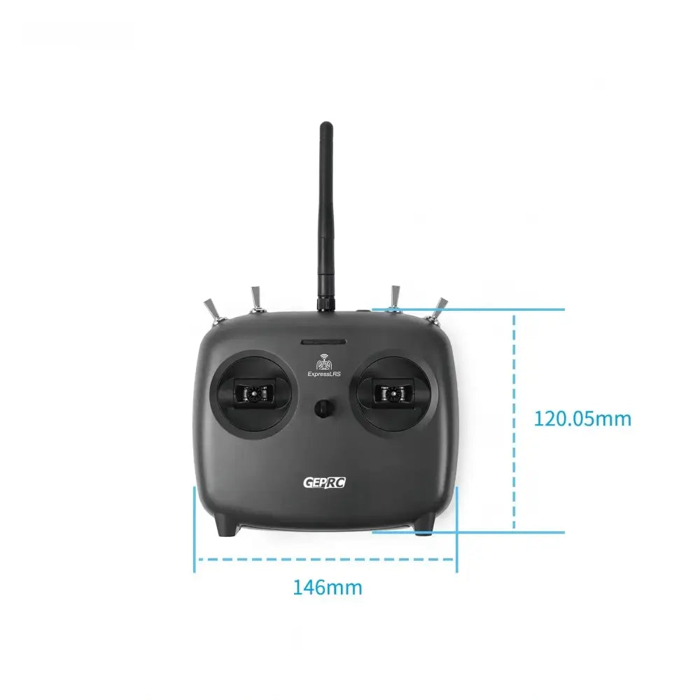 GEPRC TinyRadio ELRS 2.4G Télécommande Avion Multi-rotor Adapté à l’Émetteur de Commande Radio RC FPV Quadcopter Tinygo