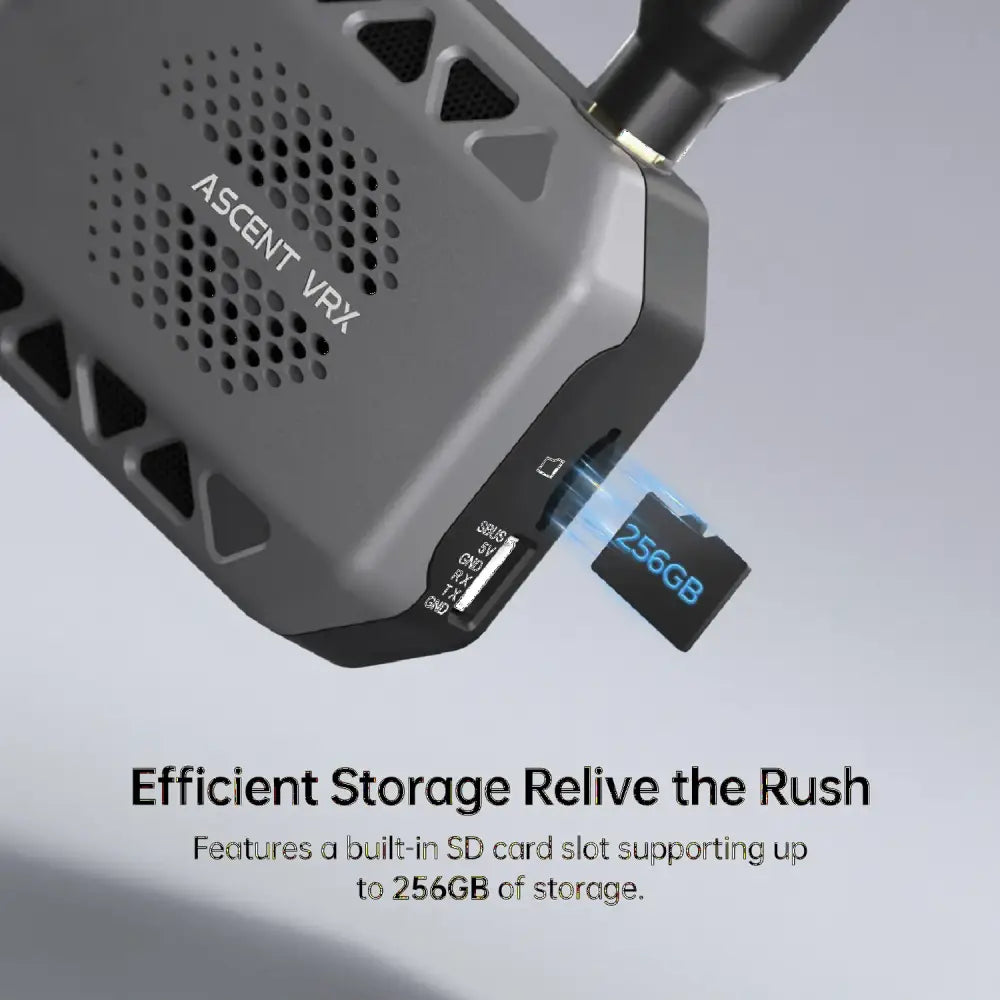 Le récepteur CADDXFPV Walksnail Ascent FPV VRX prend en charge toutes les lunettes et écrans FPV avec entrée HDMI pour