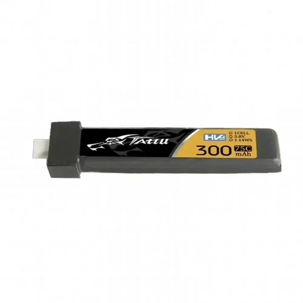 Mise à niveau de la batterie Lipo TATTU 75C 1S 300mAh 3.8V pour hélicoptère RC quadrirotor FPV pièces de Drone de