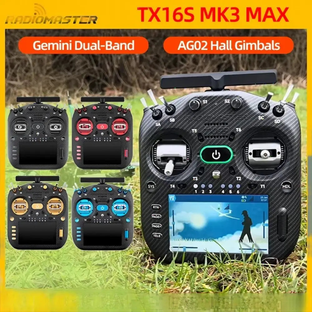 Radio contrôleur RadioMaster TX16S MK3 MAX 2.4G/900M 16CH ELRS en stock pour drone FPV quadricoptère