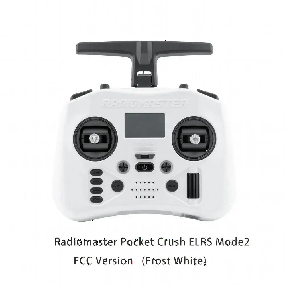 Radiomaster Pocket télécommande FPV Traverse modèle d’avion Portable personnalisé protocole Elrs CC2500 - Frost