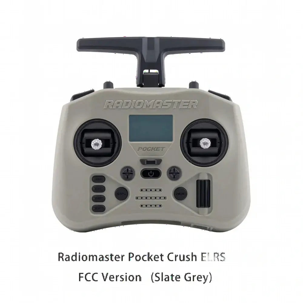 Radiomaster Pocket télécommande FPV Traverse modèle d’avion Portable personnalisé protocole Elrs CC2500 - Slate