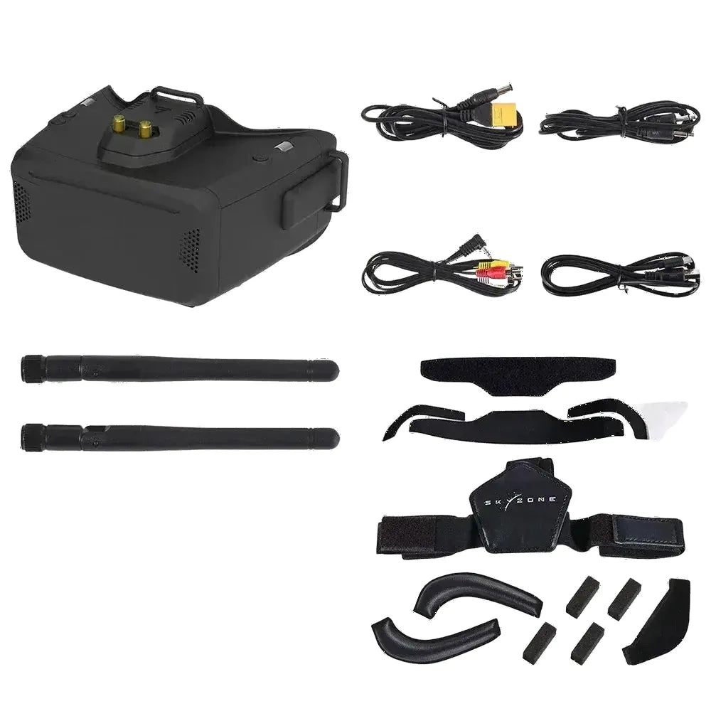 SKYZONE-SKY04O Pro OLED FPV Goggles 5.8GHz 48CH Steadyview Receiver 1280X720 Resolution 60FPS Refresh Rate Head Tracker