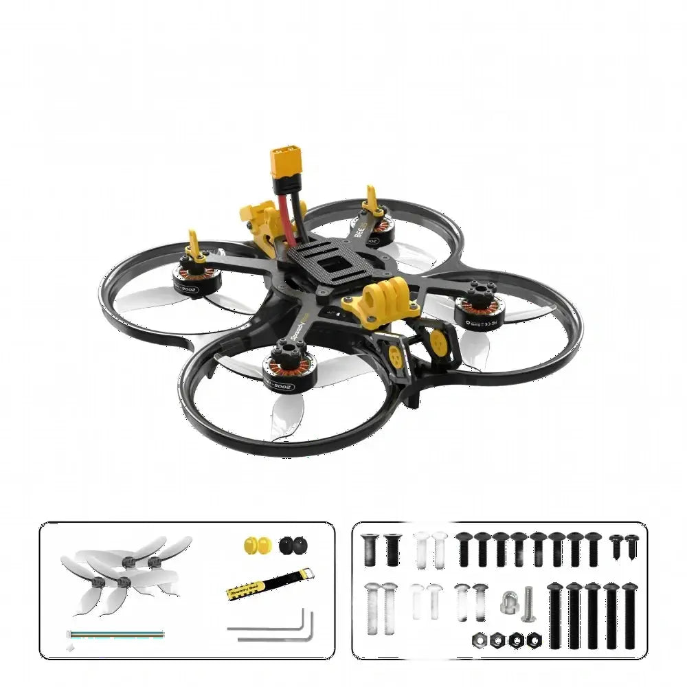 SpeedyBee Bee35/Bee35 Pro 3,5 pouces HD O3 unité aérienne Cinewhoop conduit FPV Freestyle RC Drones - Bee35 Pro