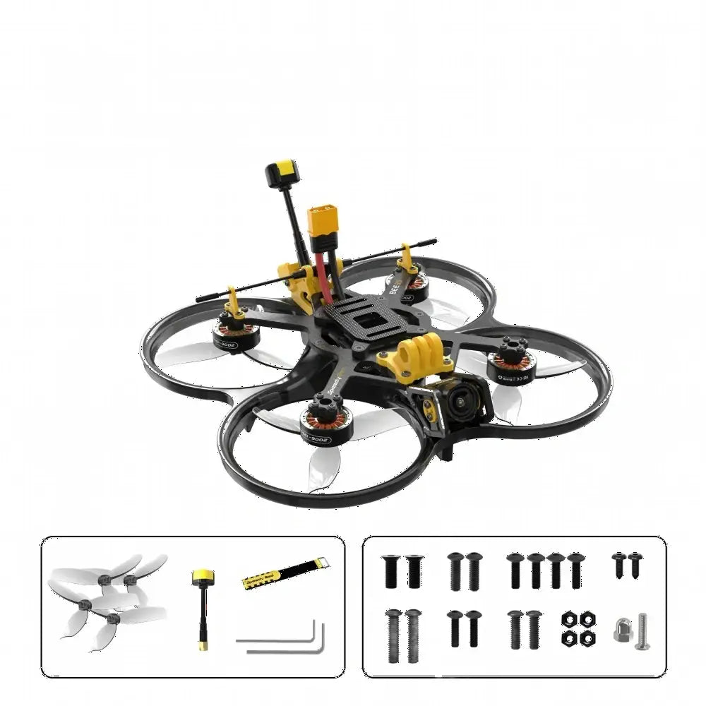 SpeedyBee Bee35/Bee35 Pro 3,5 pouces HD O3 unité aérienne Cinewhoop conduit FPV Freestyle RC Drones - Bee35 Analog TBS