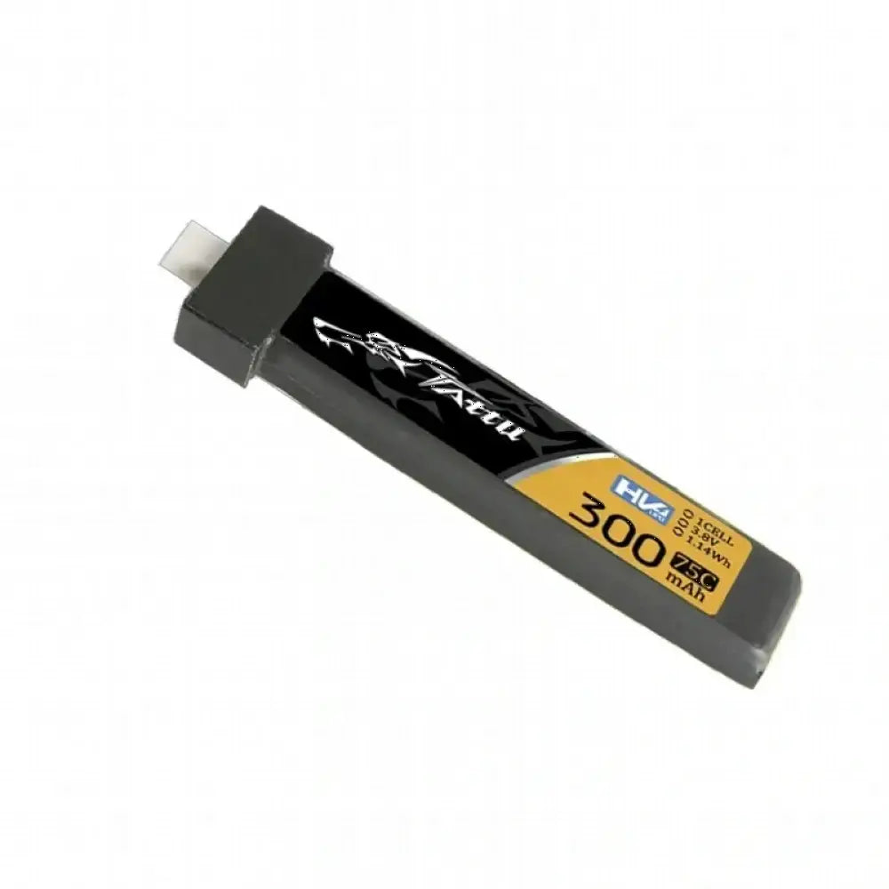 TATTU 300mAh 75C 3.8V batterie Lipo pour hélicoptère RC quadrirotor FPV pièces de Drone de course avec prise BT2.0 1S